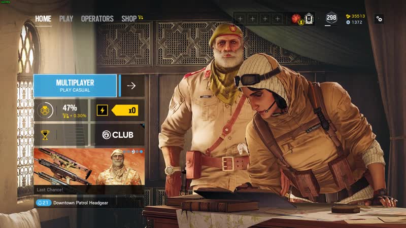 Secret menu animation in wind bastion