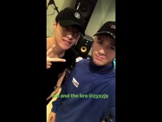 [video] 180121 lay @ bazzi instagram story update