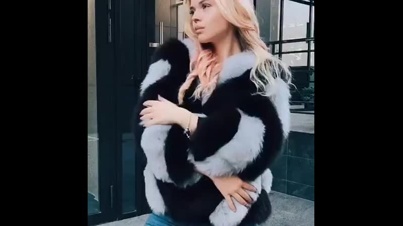 Шубка автоледи из финского песца