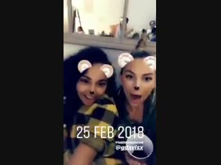 Instagram hannah, amiga de leigh, en su instagram stories hace unos minutos felicitando a (3)