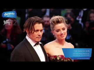 Amber heard and johnny depp `the danish girl` red carpet (2015 venice international film festival )