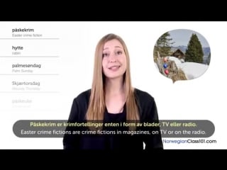 Norwegian holidays easter påske