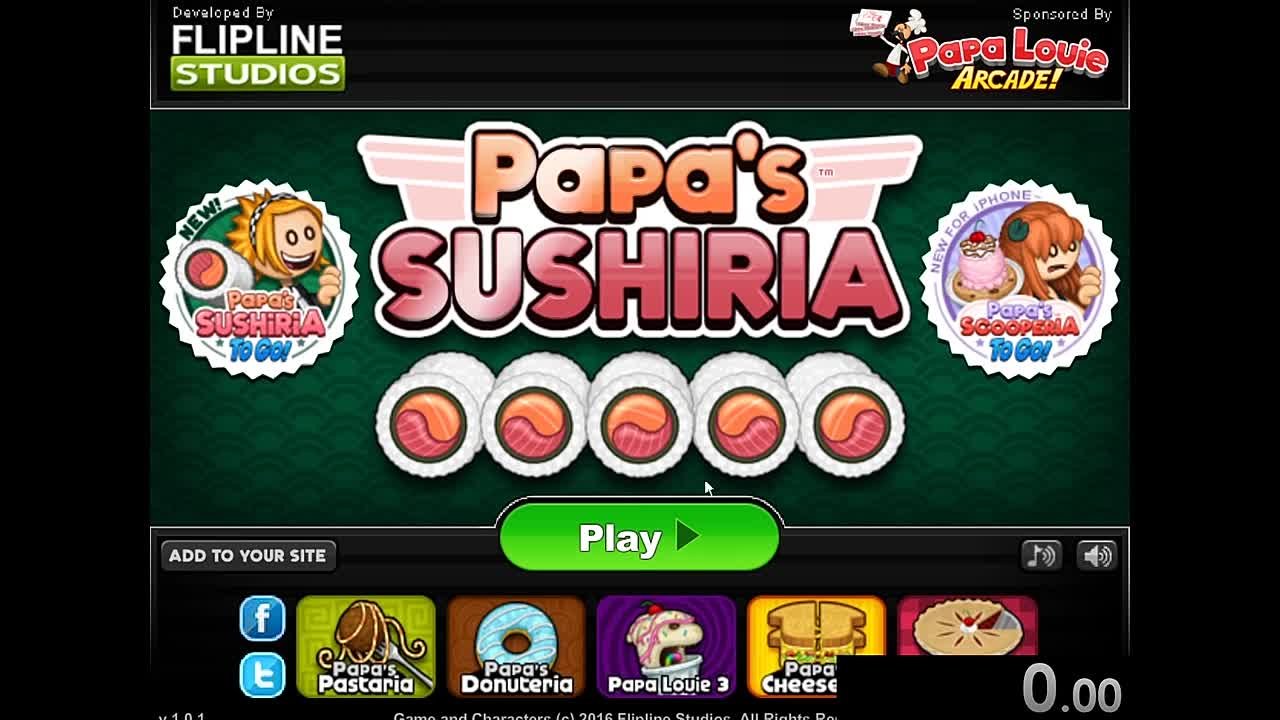 I tried speedrunning Papa's Sushiria and somehow only poisoned