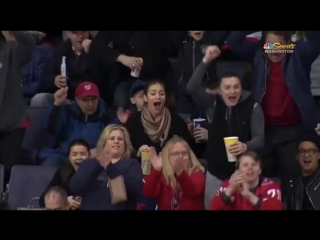 @varvara 41791, @nastyashubskaya, and @gus gr8 celebrate alex ovechkin 600th career goal