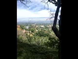 Took a live photo while hiking the other day look at that blip in the sky and then ill show you the photo itself