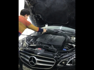 Консервация двигателя на mercedes w212