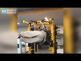 Monster workout strongest nfl player james harrison muscle madness