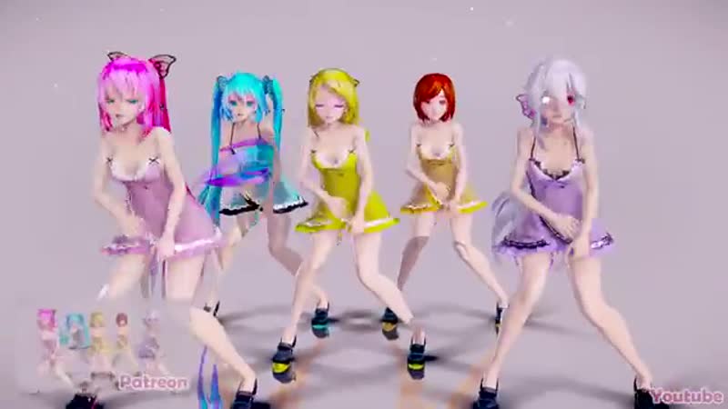 【mmd r 18】気まぐれメルシィ kimagure mercy vocaloid lingerie dress【紳士】