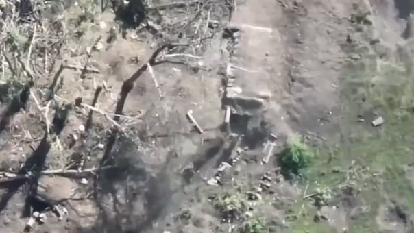 Московитский оккупант «подбил» реактивной струей из рпг своего товарища