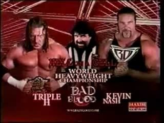 Triple h vs kevin nash