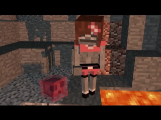 Monster school girls vs boys mining challenge minecraft animation