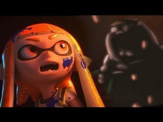 Whats inkling girl looking at؟