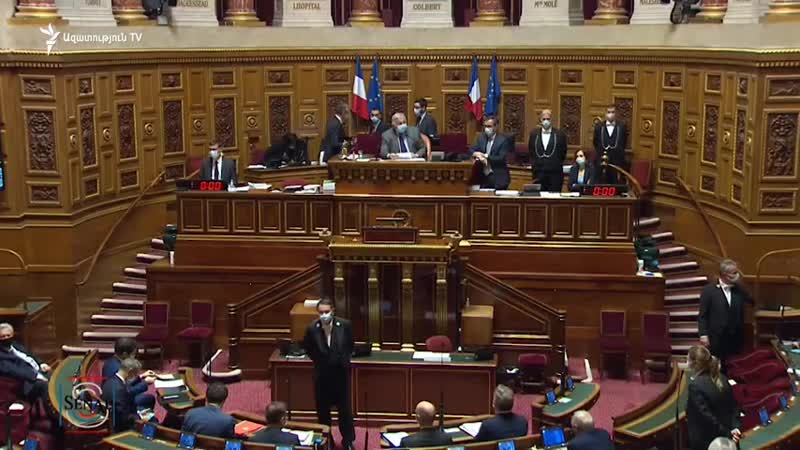 Ֆրանսիայի սենատն ընդունեց լեռնային ղարաբաղի անկախությունը ճանաչելու վերաբերյալ բանաձեւը[2]