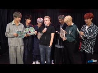 171117 bts open christmas gifts from jojo @ 102 7 kiis fm