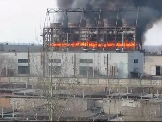 В железногорске на заводе "кристалл" произошел пожар