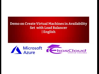 Demo on create virtual machines in availability set with load balancer