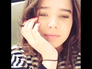 Haileesteinfeld instagram has video and my hair keeps blowing in my face