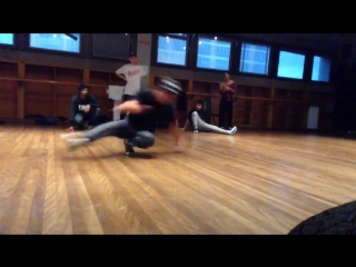 Bboy blue practice