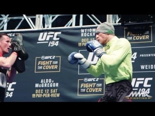 Ufc 194 conor mcgregor media workout (complete)