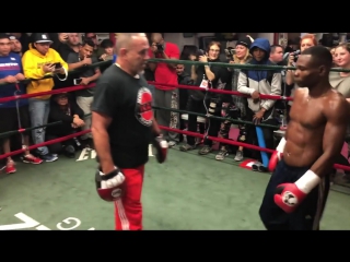 Открытая тренироа гильермо ригондо / guillermo rigondeaux work out