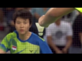 Badminton defences compilation ( dives, trickshots ) (1)