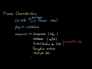 The underlying architecture and characteristics of flame