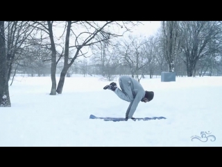 Йога челлендж winter yoga йога зимой йога мотиватор от cat shanti