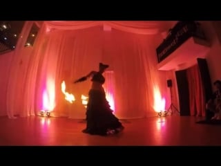 Valentina fire fans at the sordid cirque soiree 21732