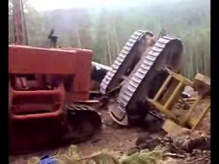 Bulldozer porn downhill