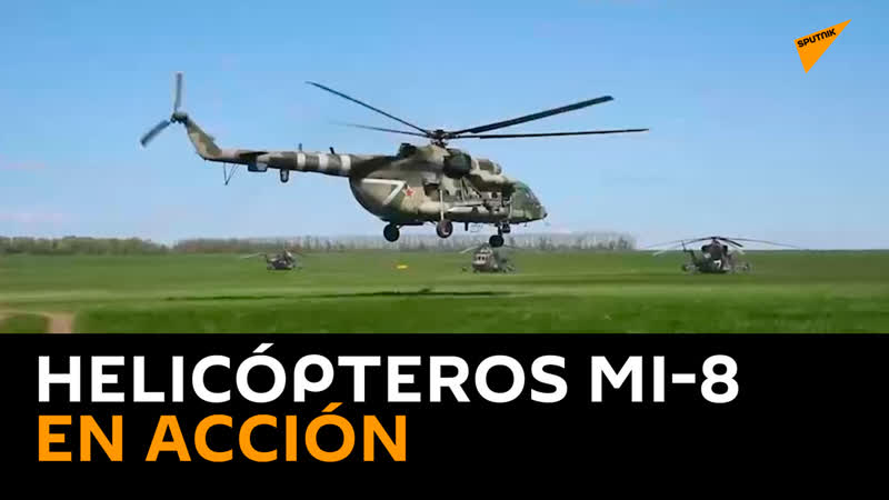 Helicópteros rusos mi 8