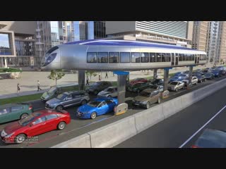 Buses that can step over traffic amazing gyroscopic transport concept