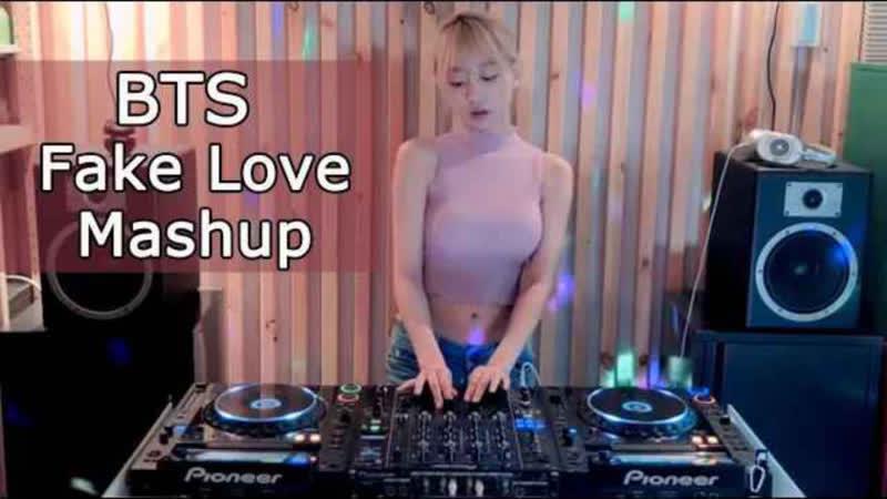 표은지eunji pyoapple 20180706 bts(방탄소년단) fake love vs post malon rockstar vs marshmello moving on (dj henney mashup)