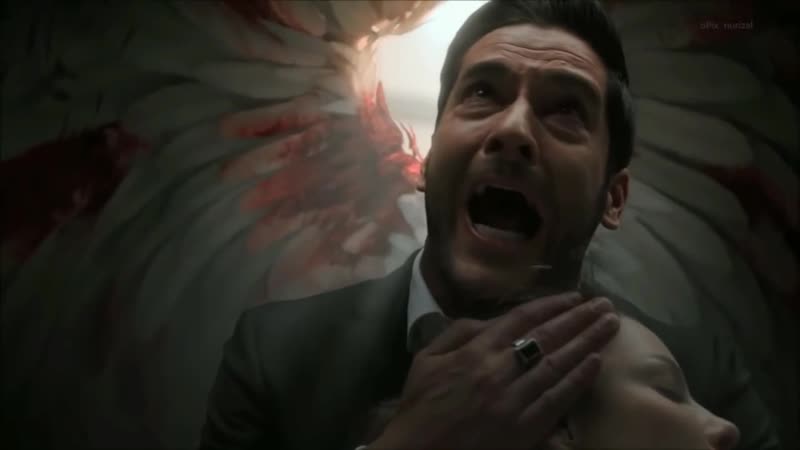 Люцифер все сцены с крыльями