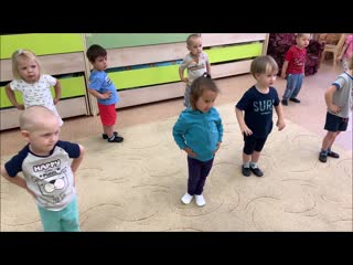 Дс "веселый паровозик" разминка