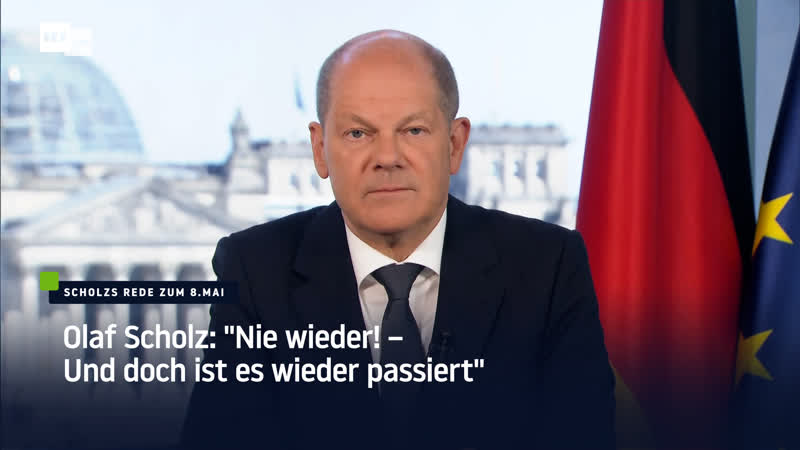 Olaf scholz "nie wieder! – und doch ist es wieder passiert"