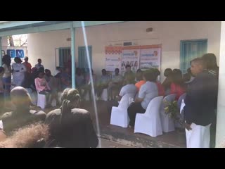 Princeharry visits a @sentebale project in botswana helping young people who are living with hiv and aids it’s the first time h