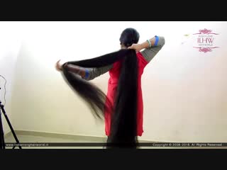 5 feet extra thick dense hair turning into loose floor length cobra braid by manaswini