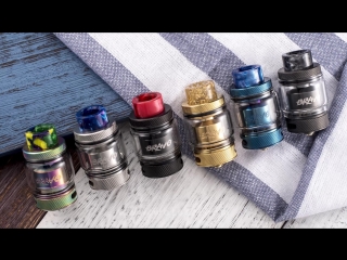 Original wotofo bravo rta 25mm holds 6ml with bubble glass, with regular floating two clamp gravity