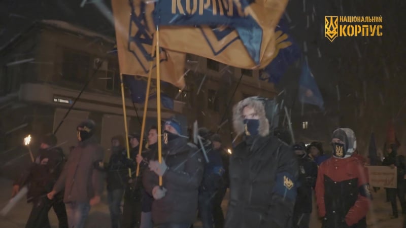 День соборності україни, смолоскипна хода у слов'янську