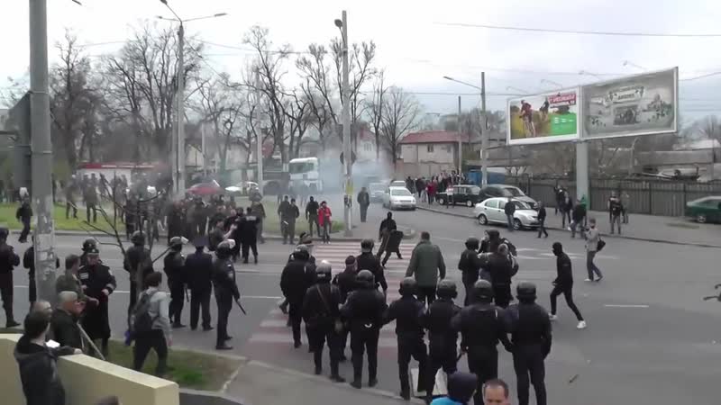 Одесса 10 апреля, 2014 события возле гостиницы по прибытию царева