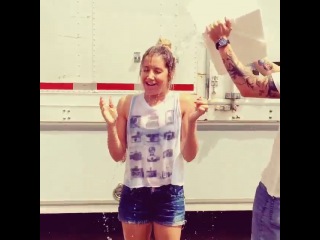 Ashley tisdale & zac efron #alsicebucketchallenge