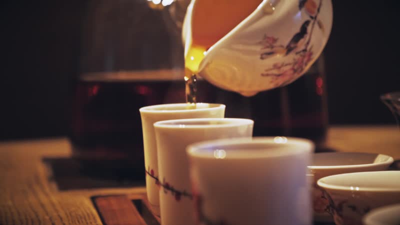 Чайная церемония в журавлях на яхтенной