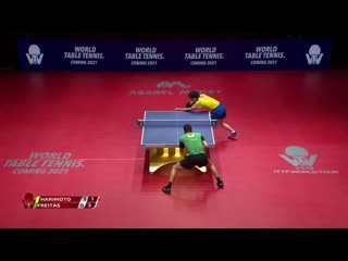 Tomokazu harimoto vs marcos freitas | bulgaria open 2019 (1/2)