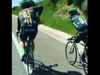 Amputee cyclist