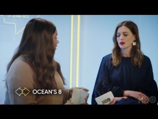 Anne hathaway mindy kaling this or that ocean’s 8 (2018) hbo
