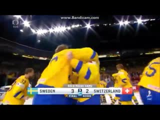 Hockey vm 2018 final sweden vs switzerland (shootouts)