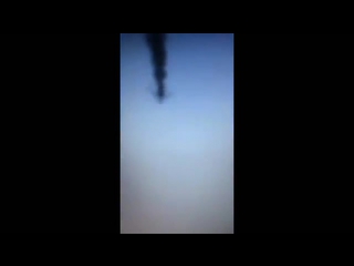 The moment of the fall of the russian plane #7k9268 in egypt