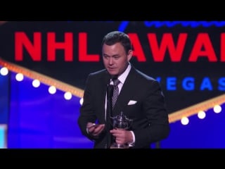 Jiri hudler wins the lady byng memorial trophy video