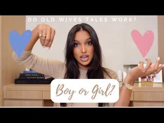 Gender reveal + testing old wives tales gender predictions jasmine tookes