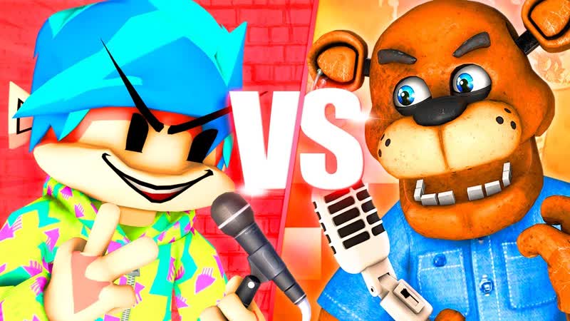 Friday night funkin' vs fnaf фильм (ной все серии подряд анимация 3d five nights at freddy's fnf)